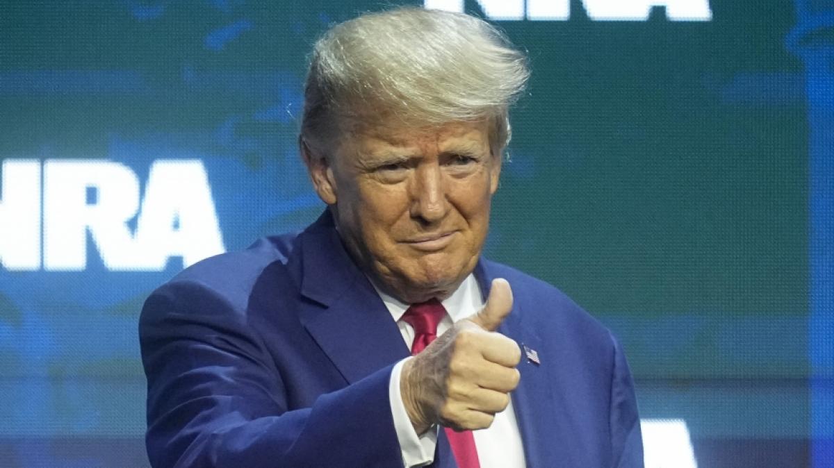 Donald Trump macht mit digitalen Sammelkarten ordentlich Kohle. (Foto)