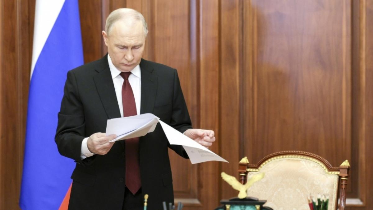 Seit Februar 2022 f&uuml;hrt Wladimir Putin Krieg gegen die Ukraine. (Foto)