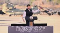 US-Vizepräsident J.D. Vance sprach auf dem Militärstützpunkt Fort Campbell in Kentucky abfällig über Truthähne an Thanksgiving.