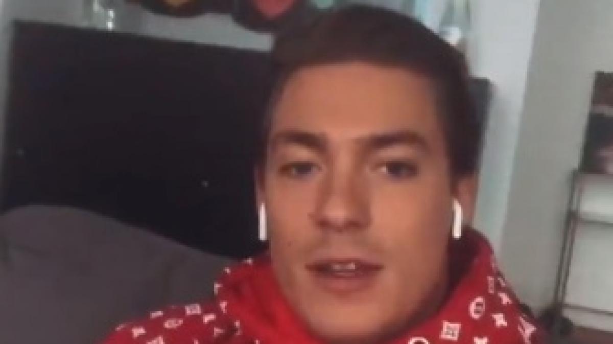 Henrik Stoltenberg spricht in einer Story zu seinen Instagram-Followern. (Foto)