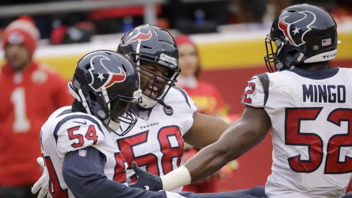 Houston Texans feiern in der Play-off-Runde gegen die Kansas City Chiefs, am 12.02.2020. (Symbolbild)&nbsp; (Foto)
