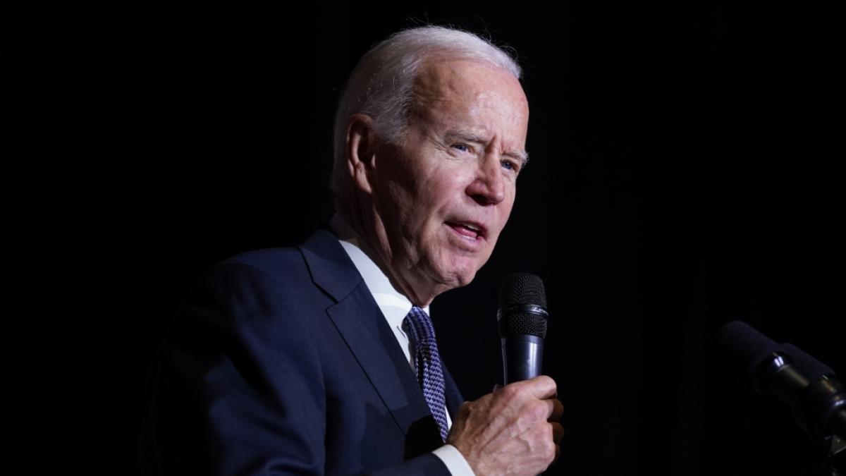Joe Biden blamiert sich mit Gr&uuml;&szlig;en an den neuen britischen Premierminister Rishi Sunak. (Foto)