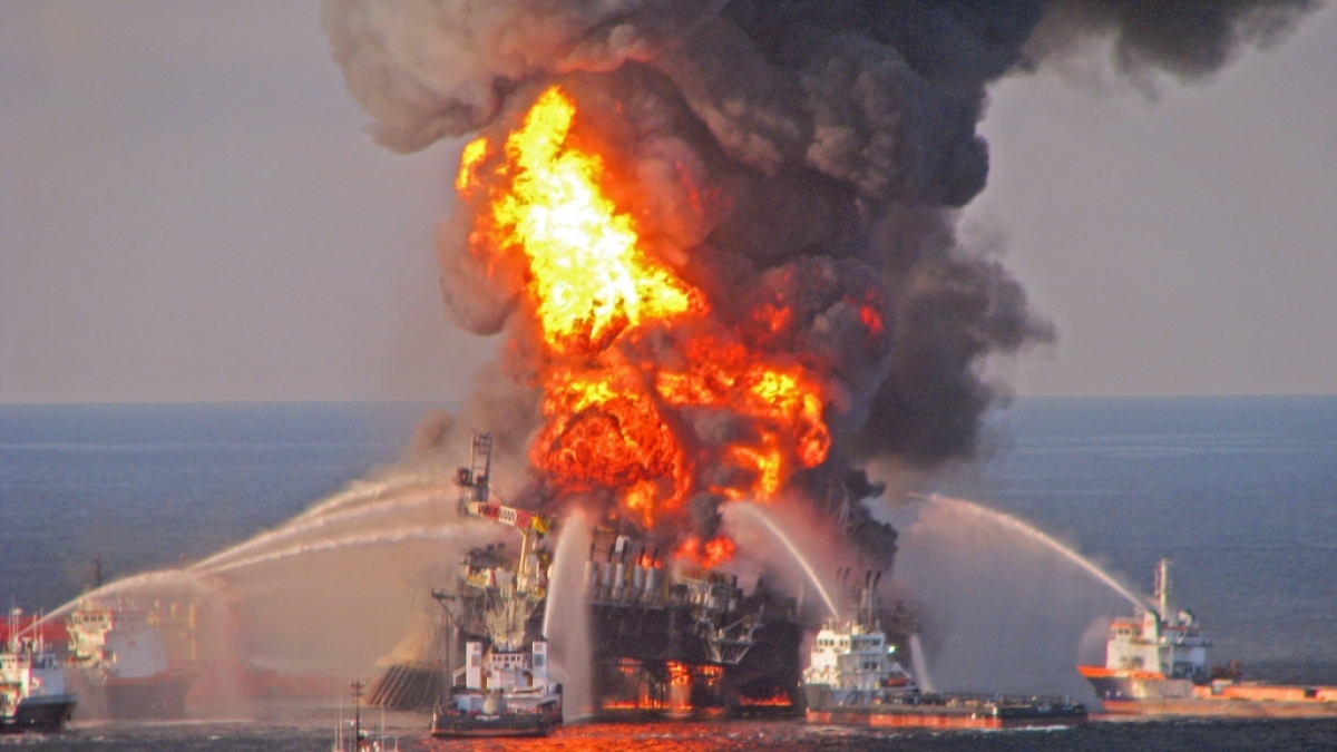 Umweltkatastrophen: Die brennende Deepwater Horizon (Foto)