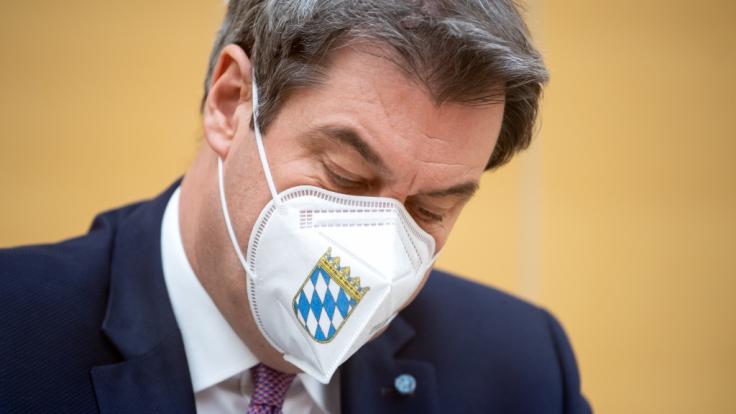 Markus Söder hat den Lockdown bis Ende Januar verteidigt.