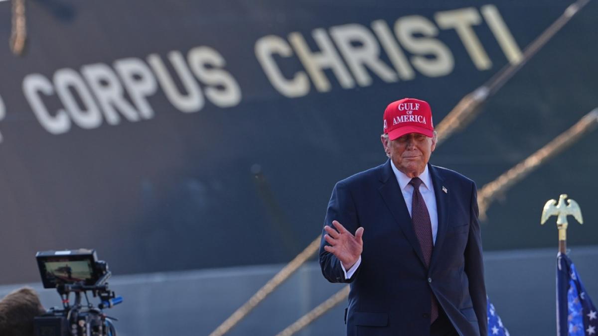 Donald Trump in Corpus Christi in Texas. (Foto)