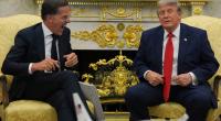 Beim Treffen mit Nato-Generalsekretär Mark Rutte im Weißen Haus konnte Donald Trump seine Blessuren nicht verbergen.