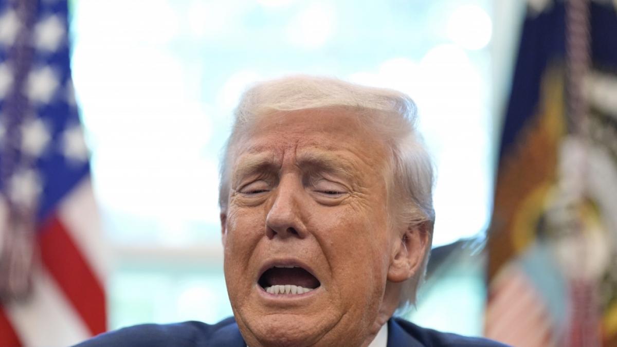 Donald Trump inszeniert sich vor seinem Treffen mit Wladimir Putin als Friedensstifter. (Foto)