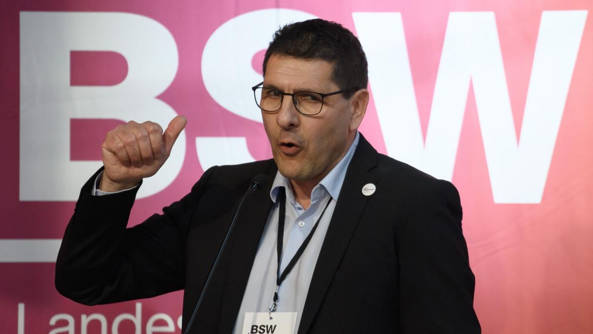 BSW-Spitzenkandidat Thomas Schulze sieht seine Partei als entscheidenden Faktor in der Frage, wer in Sachsen-Anhalt k&uuml;nftig das Amt des Ministerpr&auml;sidenten &uuml;bernimmt. (Foto)