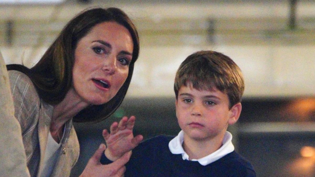 Prinzessin Kate und ihr Sohn Louis bei einem gemeinsamen Besuch der Royal International Air Tattoo (RIAT) vor drei Jahren. (Foto)