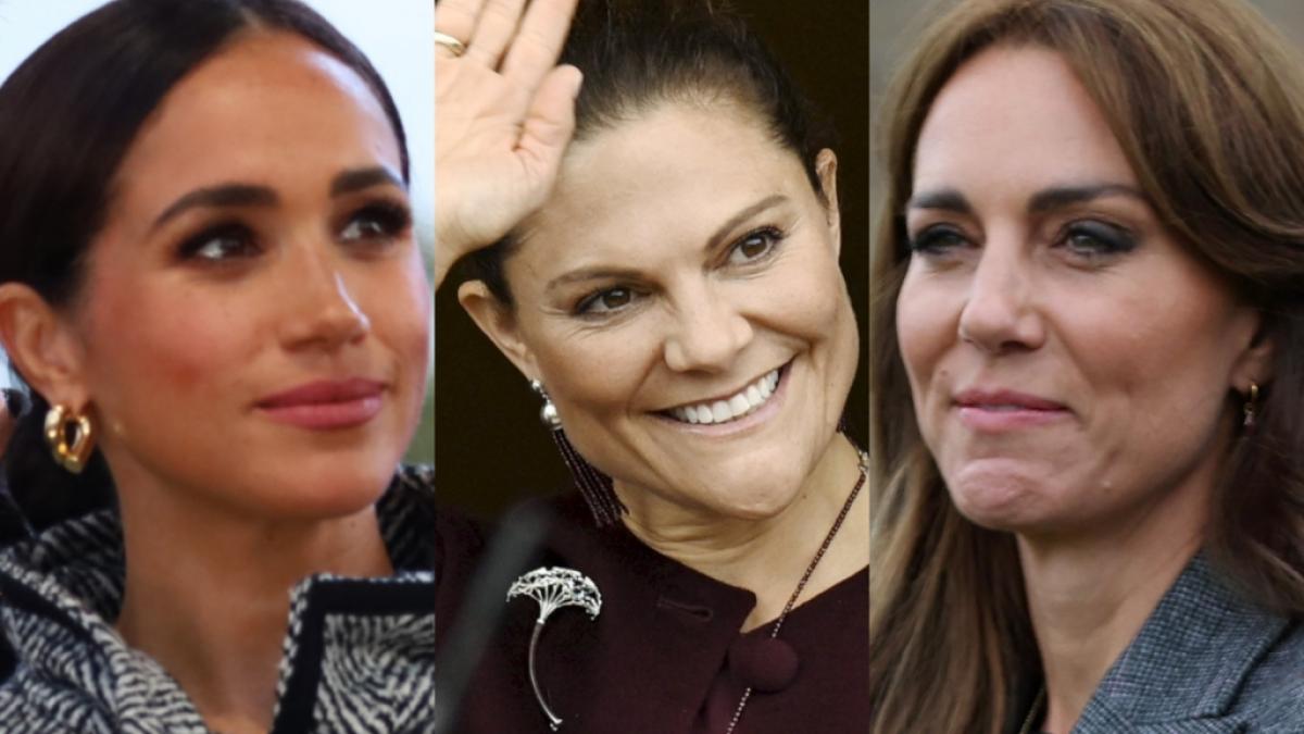 Ob Meghan Markle, Kronprinzessin Victoria von Schweden oder Prinzessin Kate: Bei den europ&auml;ischen Royals ging's schlagzeilentechnisch ganz sch&ouml;n rund. (Foto)