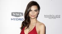 Model Emily Ratajkowski sprengt mit ihren Brüsten jetzt die Kamera-Linse.