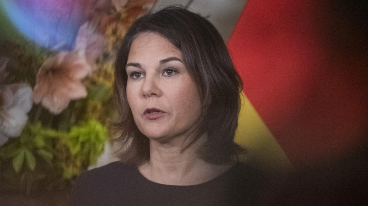 Bundesau&szlig;enministerin Annalena Baerbock ist abgest&uuml;rzt (Foto)