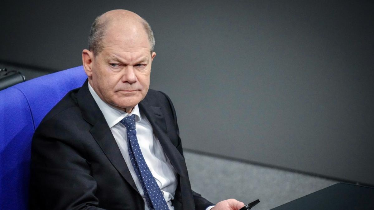 Olaf Scholz erreichte ein Rekordtief. (Foto)