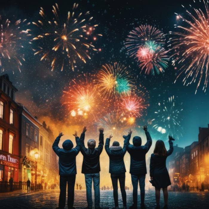 Silvester-Grüße per WhatsApp sind äußerst beliebt.