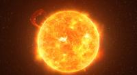 Ein riesiges koronales Loch spuckt Sonnenplasma auf die Erde. (Symbolbild)