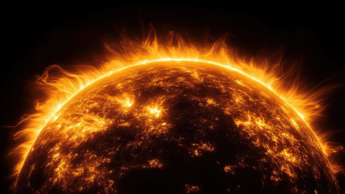 Der Erde droht erneut ein starker Sonnensturm. (Foto)