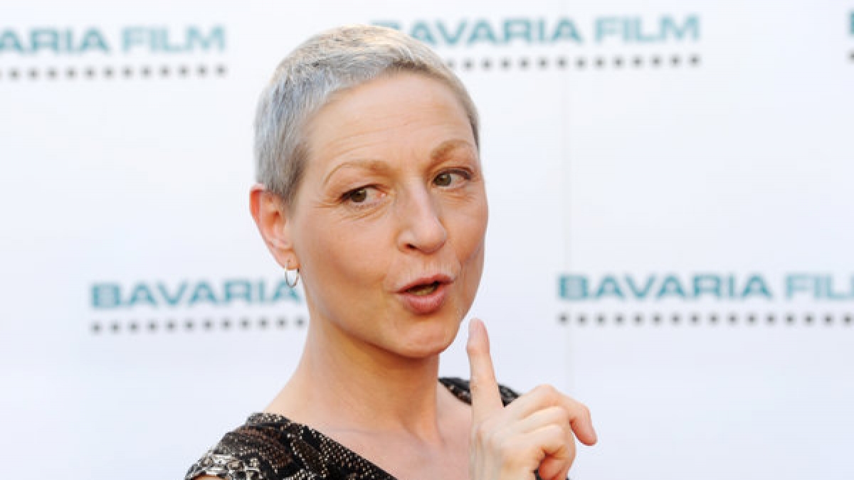 Hendrikje Fitz mit Kurzhaar-Frisur beim Bavaria Empfang im Juni 2015. (Foto)