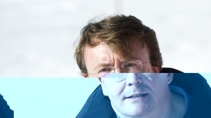 Prinz Friso ein Jahr vor seinem Tod in Lech, Österreich.