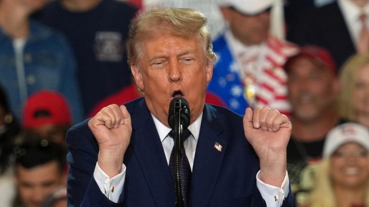 Trumps &ouml;ffentliche Auftritte gleichen einer Show - die laut Trump-Experten Kurt Andersen nicht mehr funktioniert. (Foto)