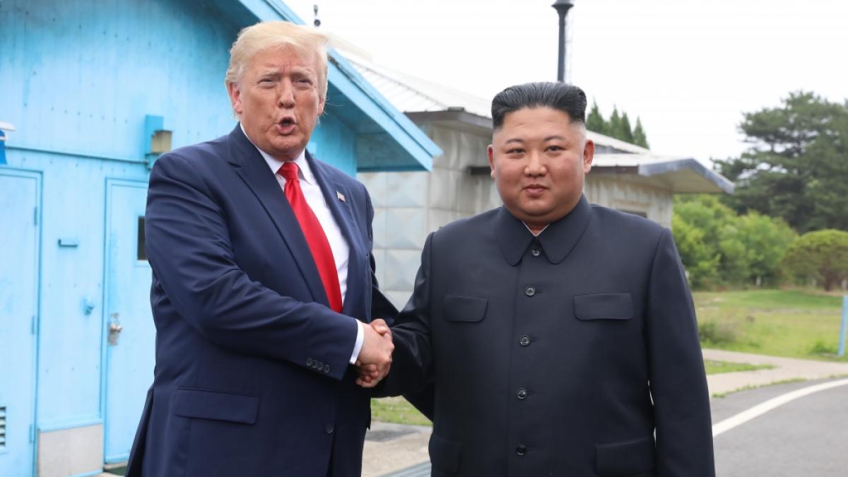 K&ouml;nnen sich Donald Trump (l.) und Kim Jong Un (r.) auf einen Atom-Deal verst&auml;ndigen, sollte der Republikaner wieder ins Wei&szlig;e Haus gew&auml;hlt werden? (Foto)