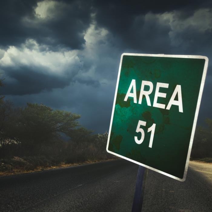Bizarrer Tentakel-Krater nahe Area 51 entdeckt