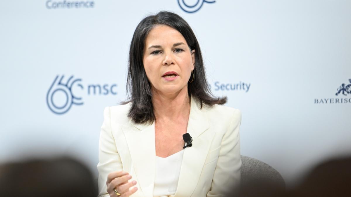 Bei der M&uuml;nchner Sicherheitskonferenz sprach Annalena Baerbock auch &uuml;ber Irans Revolutionsgarde. (Foto)