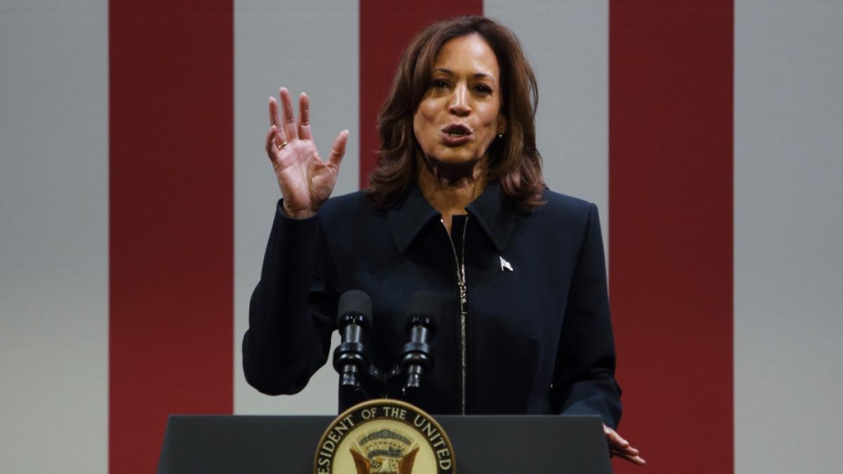 Ex-Pr&auml;sidentschaftskandidatin Kamala Harris machte Donald Trump bei einem Podcast-Auftritt schwere Vorw&uuml;rfe. (Foto)