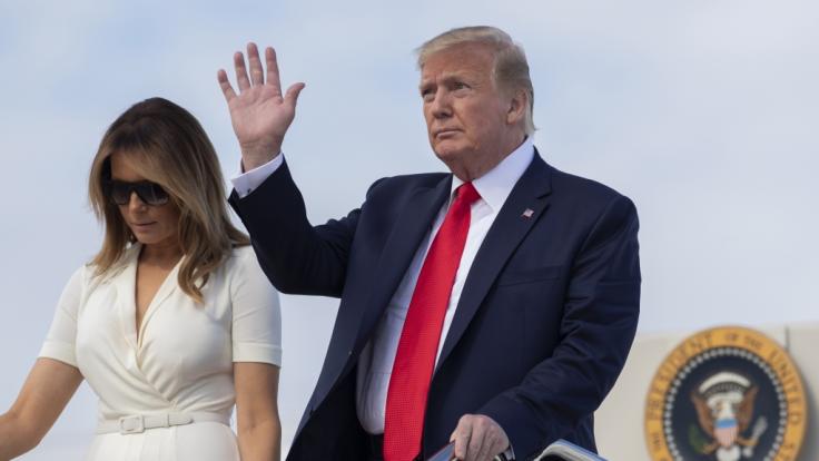 Hängt zwischen Melania Trump und dem US-Präsidenten der Haussegen schief?