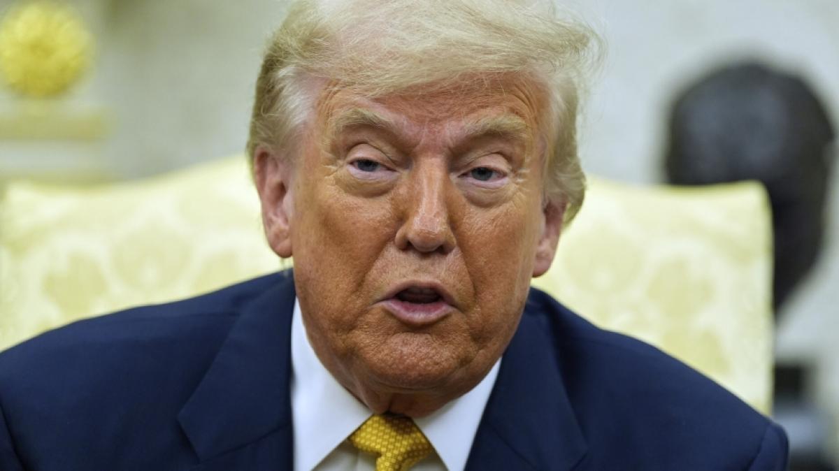 Nach einem Medienbericht ist Donald Trump wieder an die Decke gegangen. (Foto)