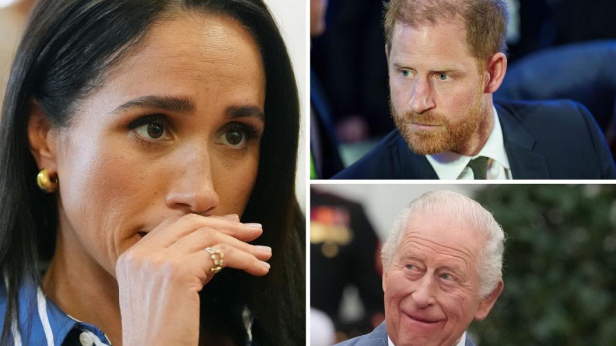 In den Royals-News der Woche spielten Meghan Markle, Prinz Harry und K&ouml;nig Charles III. prominente Rollen. (Foto)