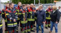 Bundeskanzler Olaf Scholz besucht das Saarland.