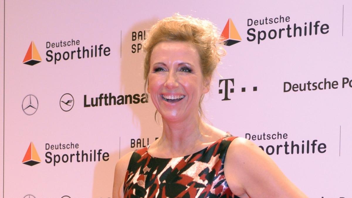 Hier hatte sie noch gut lachen: TV-Moderatorin Andrea Kiewel. (Foto)