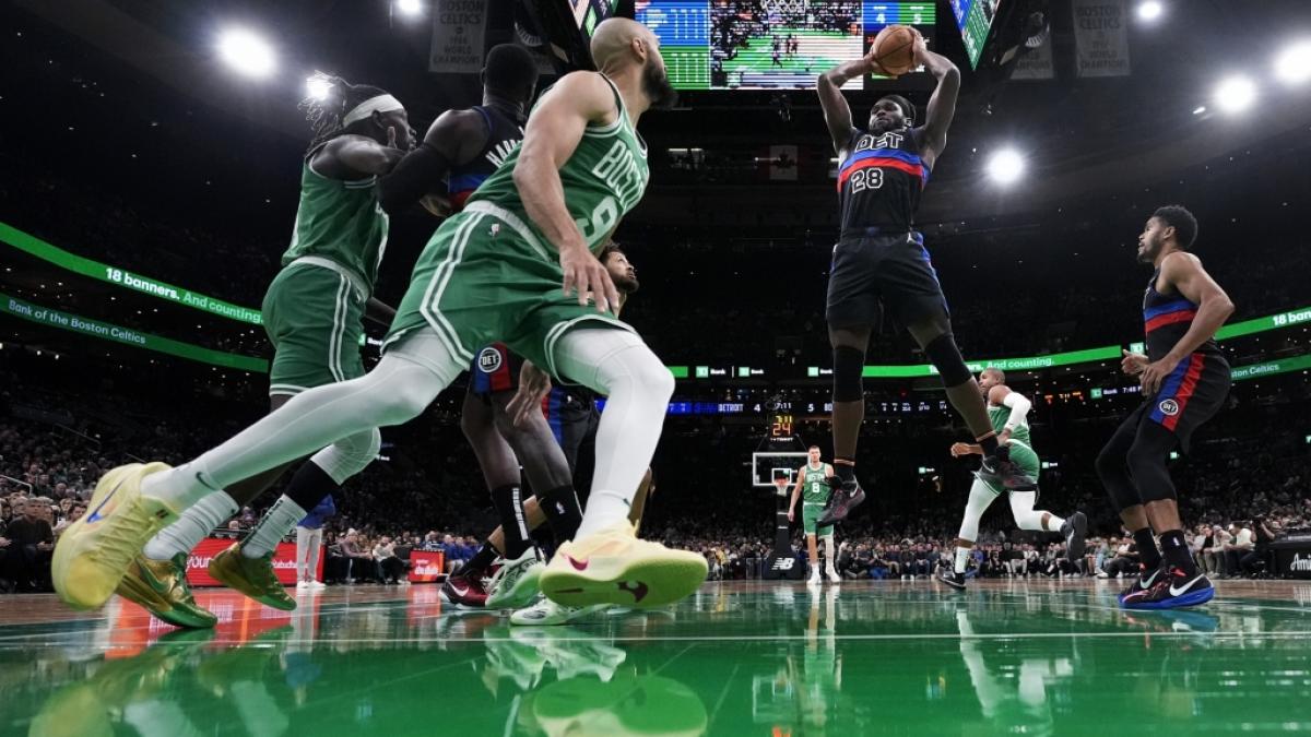 Die Boston Celtics spielen gegen die Detroit Pistons am 12.12.2024. (Symbolbild) (Foto)