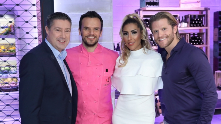Joachim Llambi, Steffen Henssler, Senna Gammour und Paul Janke bei