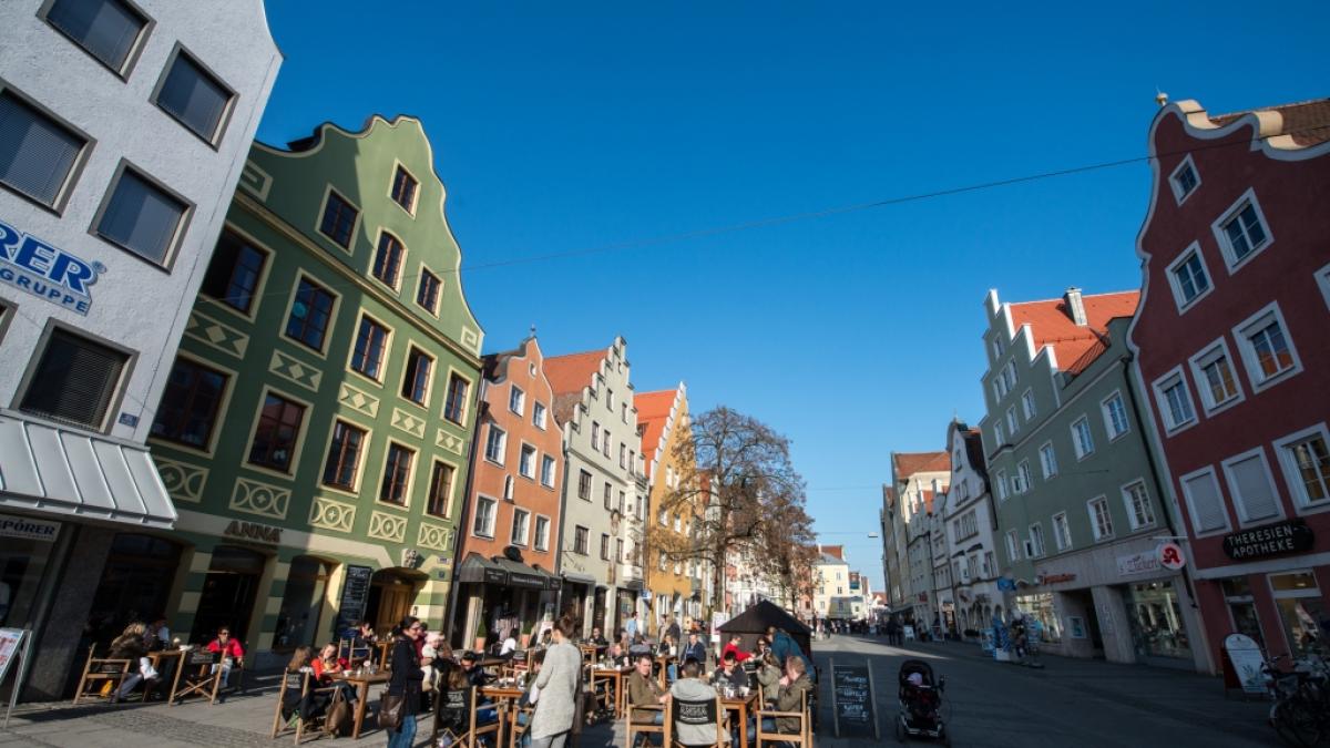 Die Innenstadt von Ingolstadt. (Foto)