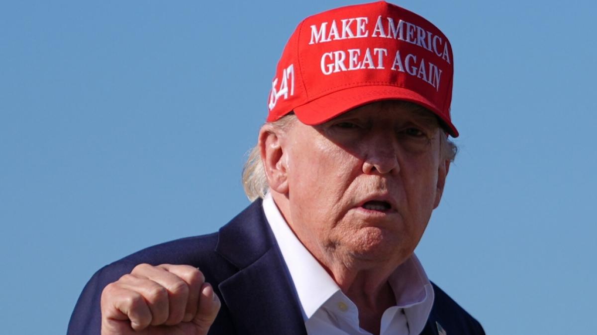 Donald Trump sorgte mit seiner Rede f&uuml;r Irritationen. (Foto)