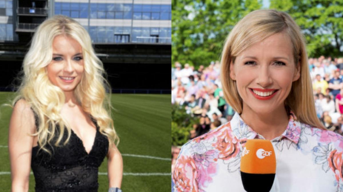 Mia Julia Br&uuml;ckner wird im "ZDF-Fernsehgarten" von Moderatorin Andrea Kiewel begr&uuml;&szlig;t. (Foto)