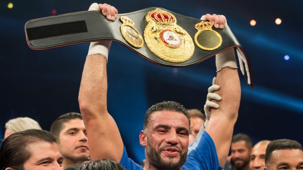 Mahmoud Charr ist Schwergewichts-Weltmeister der WBA. (Foto)