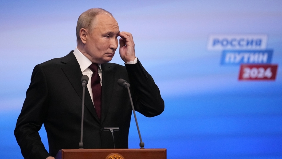 Wladimir Putin wurde laut Kreml mit 87 Prozent als russischer Pr&auml;sident wiedergew&auml;hlt. (Foto)