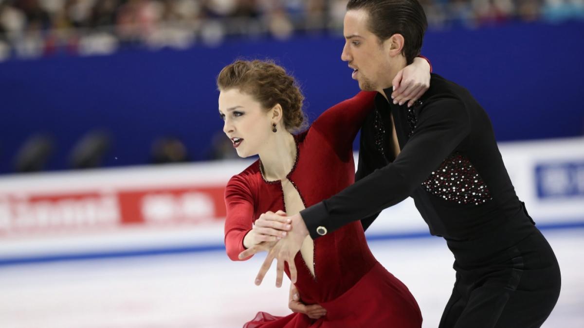 Die kanadische Eiskunstl&auml;uferin Alexandra Paul, hier mit ihrem Partner Mitchell Islam, ist bei einem Autounfall unweit von Toronto ums Leben gekommen. (Foto)