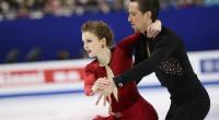 Die kanadische Eiskunstläuferin Alexandra Paul, hier mit ihrem Partner Mitchell Islam, ist bei einem Autounfall unweit von Toronto ums Leben gekommen.