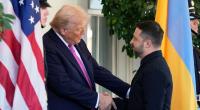 Donald Trump (l.) richtet vor einem weiteren persönlichen Treffen in den USA klare Worte an Wolodymyr Selenskyj (r.).