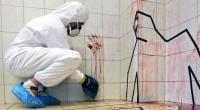 Tatorteinigung ist ein blutiges Geschäft. In einem extra präparierten Tatort bildet eine Berliner Firma die speziellen Putzmänner aus.