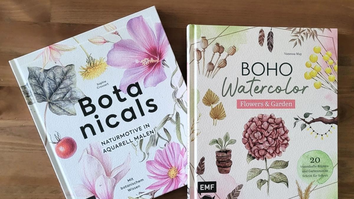 Der EMF Verlag hat zahlreiche B&uuml;cher f&uuml;r Aquarell-Anf&auml;nger herausgebracht. (Foto)