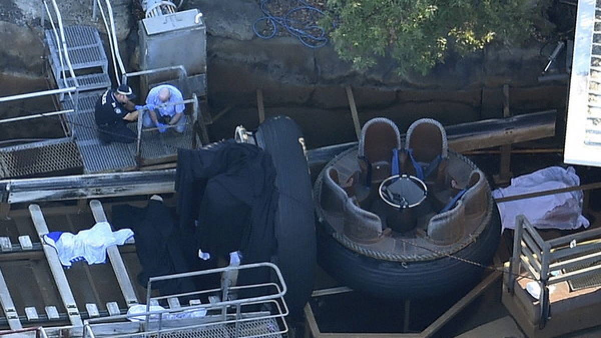 In der Wildwasserbahn passierte der schreckliche Unfall. (Foto)