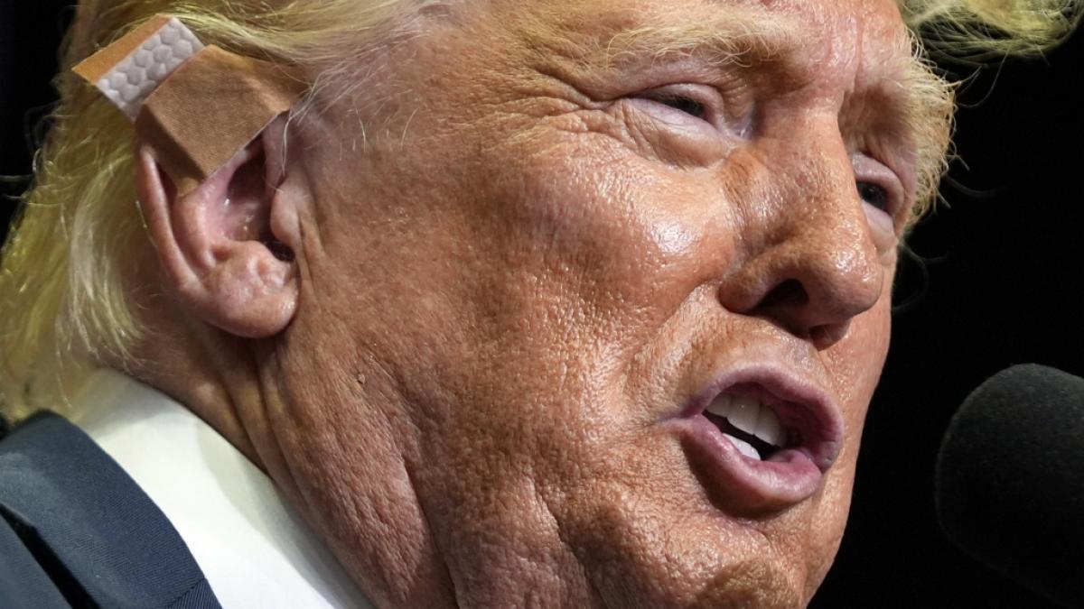 Donald Trump wird in einer neuen Umfrage von Kamala Harris &uuml;berholt. (Foto)
