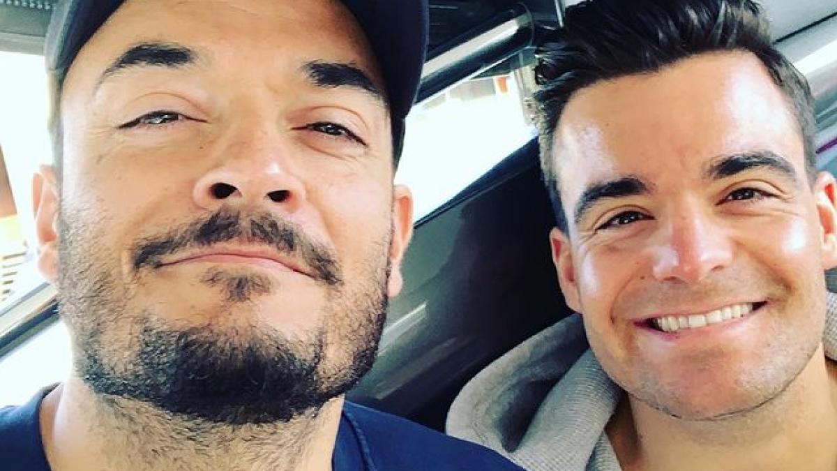 Giovanni Zarrella mit seinem Bruder Stefano. (Foto)