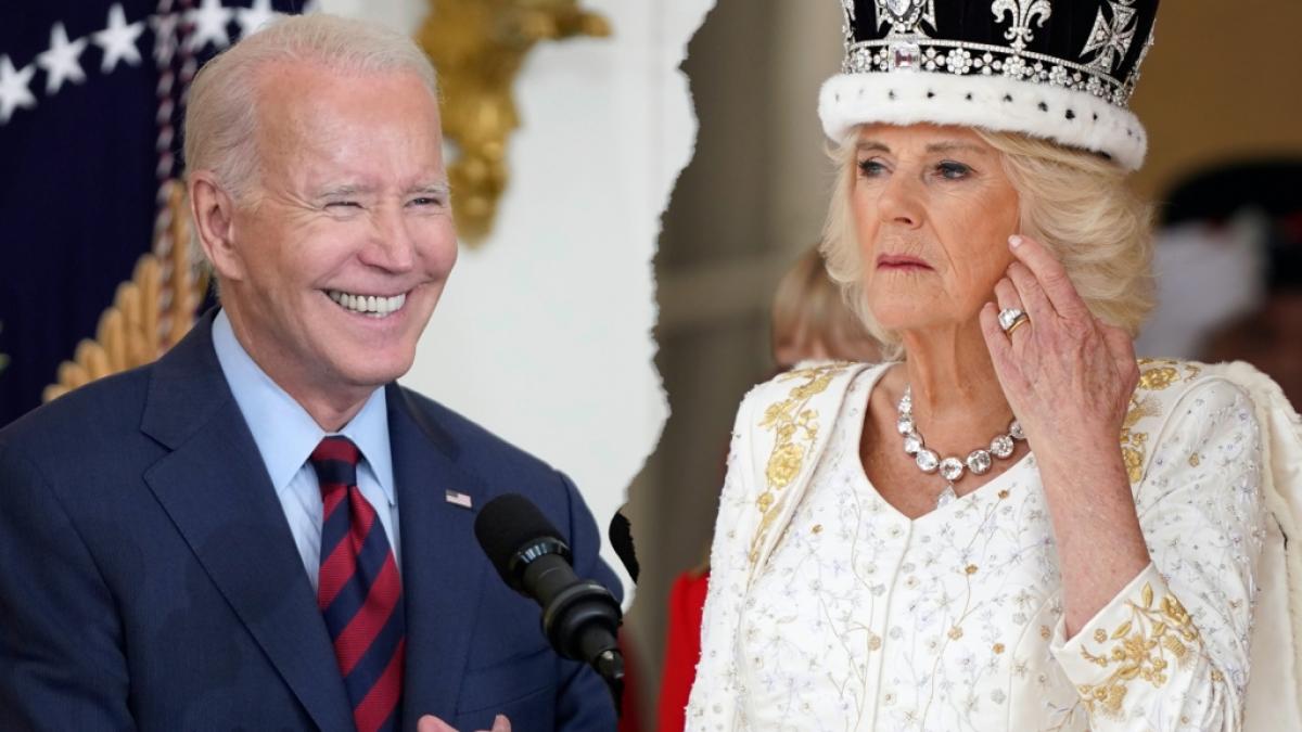 Joe Biden br&uuml;skierte die Royals vor zwei Jahren mit einem Furz-Fauxpas. (Foto)