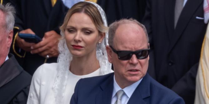 Fürst Albert und Fürstin Charlène