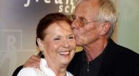 Ursula Karusseit mit Schauspielkollege Rolf Becker. Die 